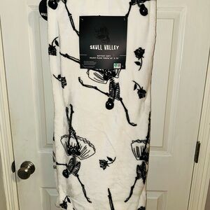 Skull Valley Gothic Balerina Soft Plush Throw 60”X70”